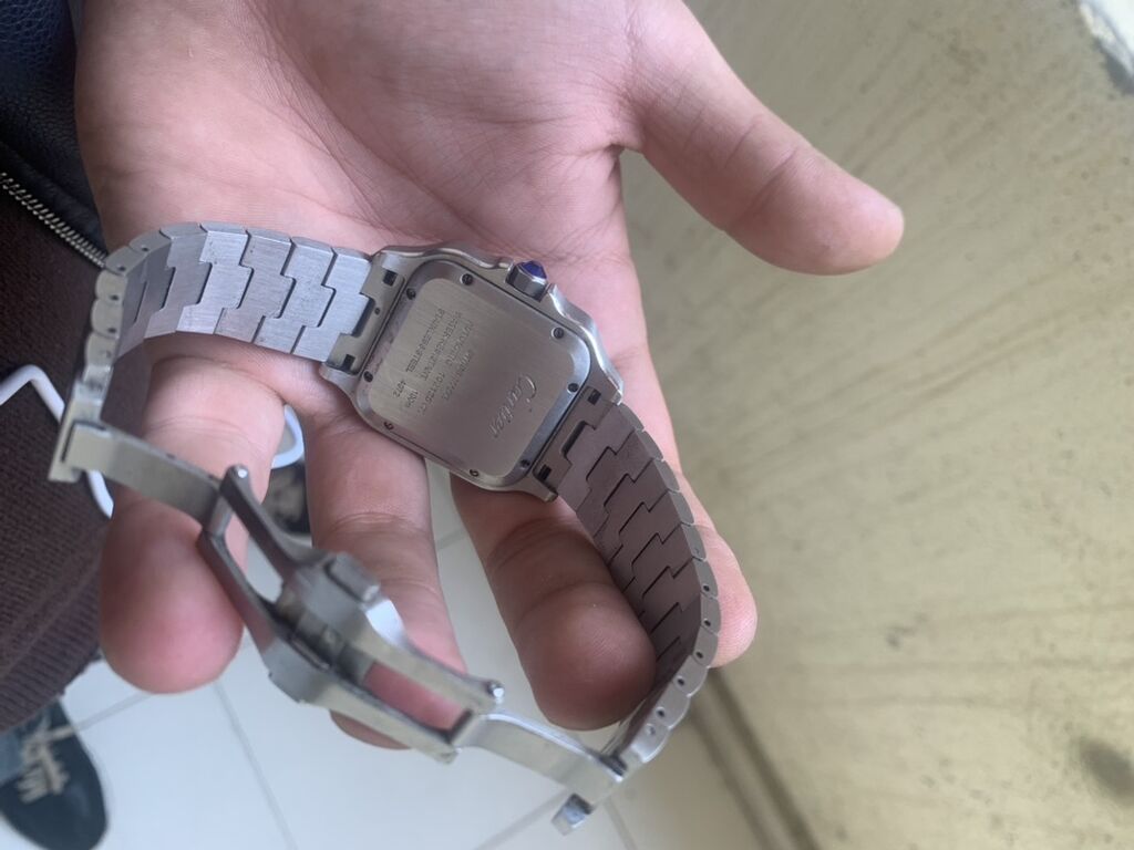 Cartier Santos üslubunda avtomatik qol saatı Orginal saatdı heçbir — Qol saatları, Sumqayıt (2)