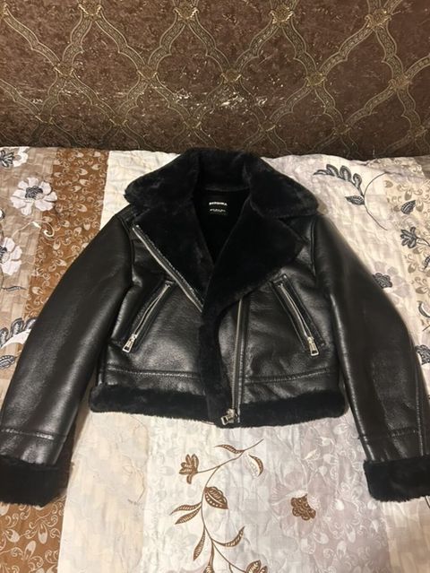 Dəri kurtka, Bershka, XS — Bakı