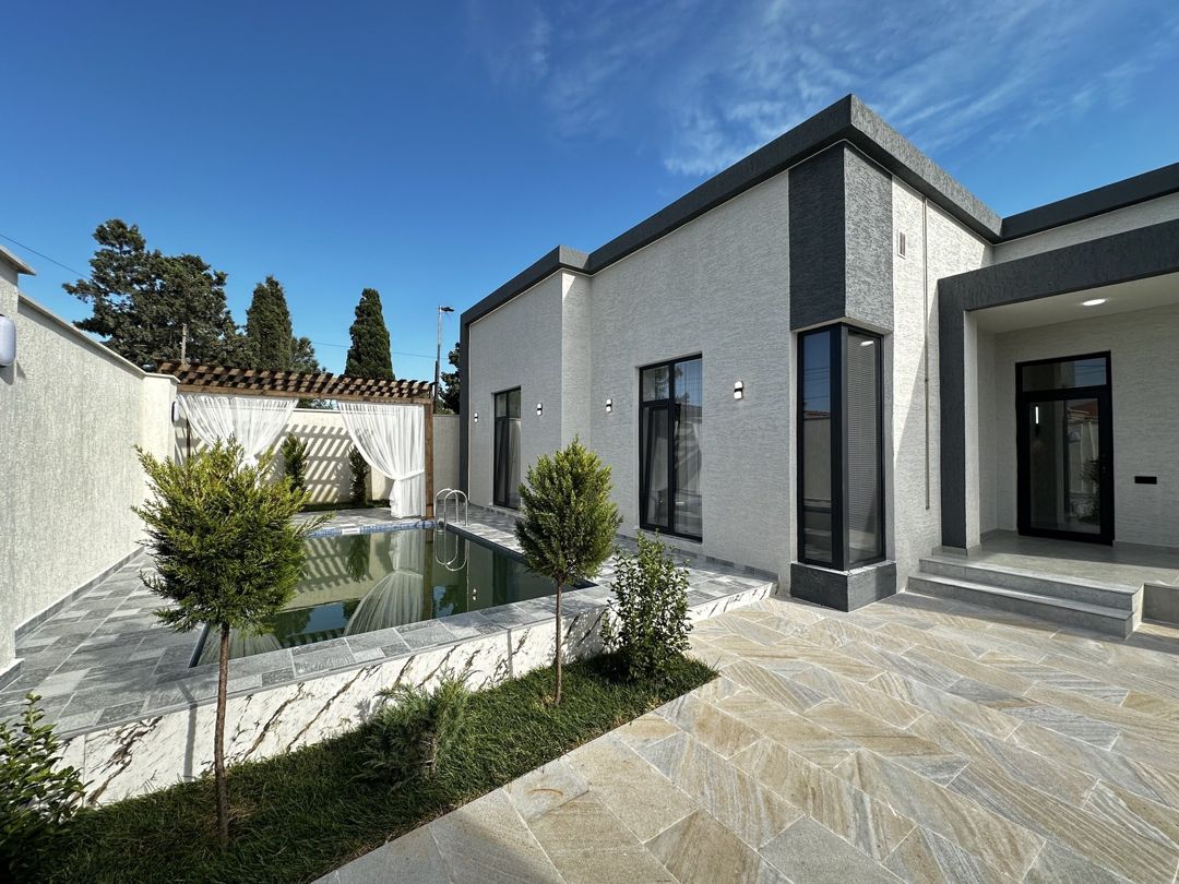 Satılır 4 otaqlı həyət evi/bağ evi 160 m² — Ev, villa, Bakı (2)