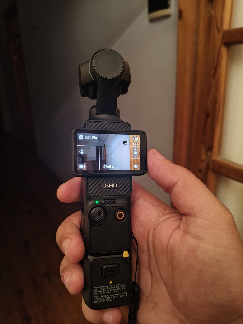 DJI Osmo Pocket 3 – cib ölçülü, 3 oxlu stabilizatora malik peşəkar — Video kamera, Masazır (2)