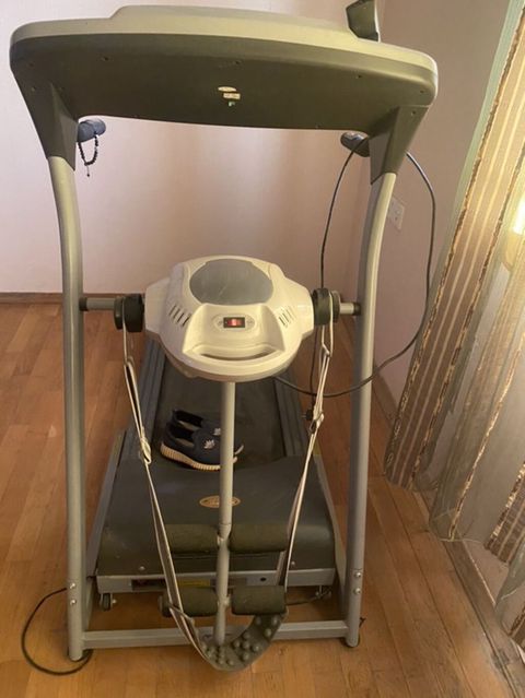 Qaçış trenajoru – çoxfunksiyalı ev fitnes qurğusu - Elektrikli qaçış — Bakı