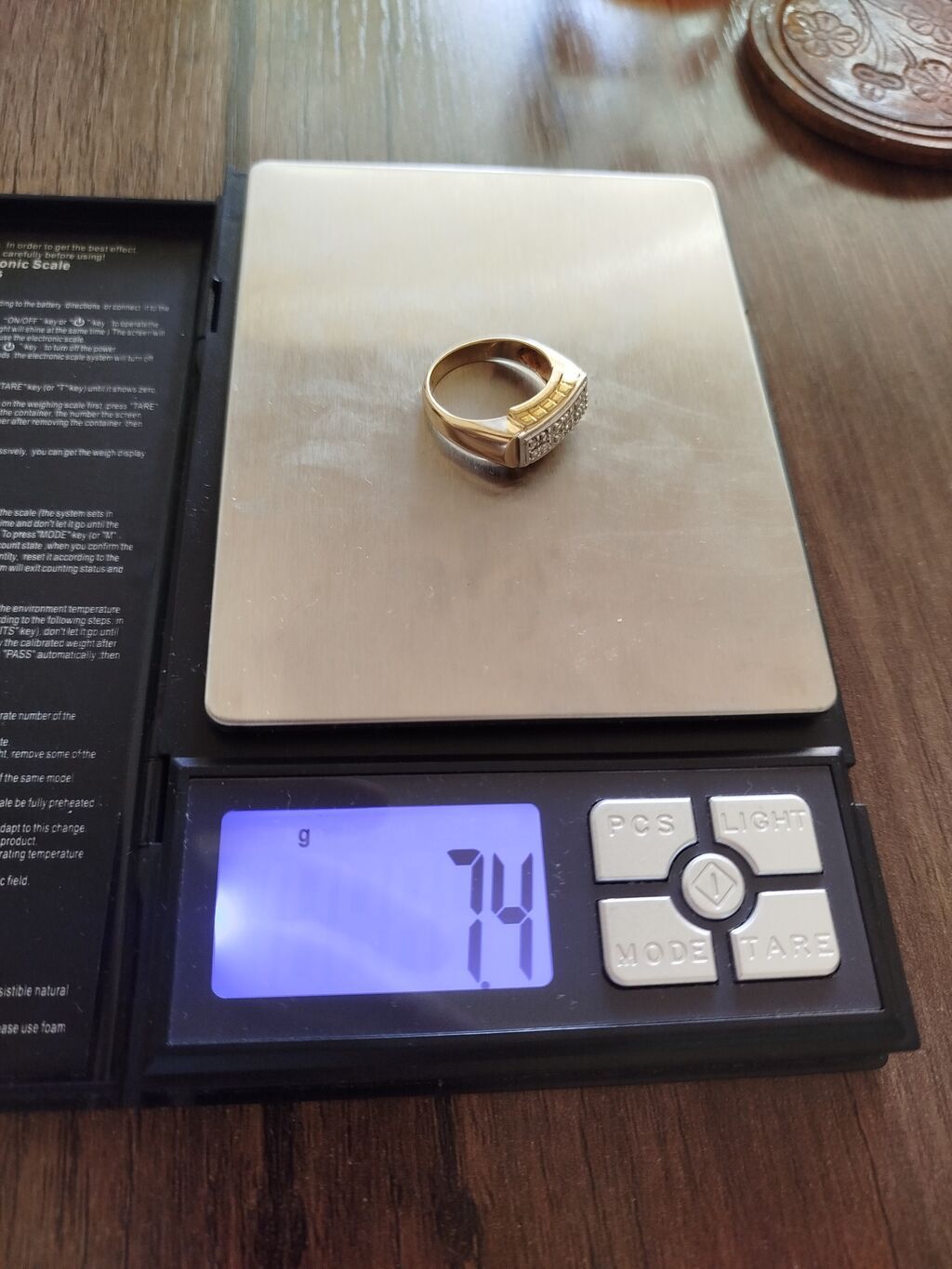 Üzük, Sarı qızıl, Brilyant — Üzüklər, Bakı (5)