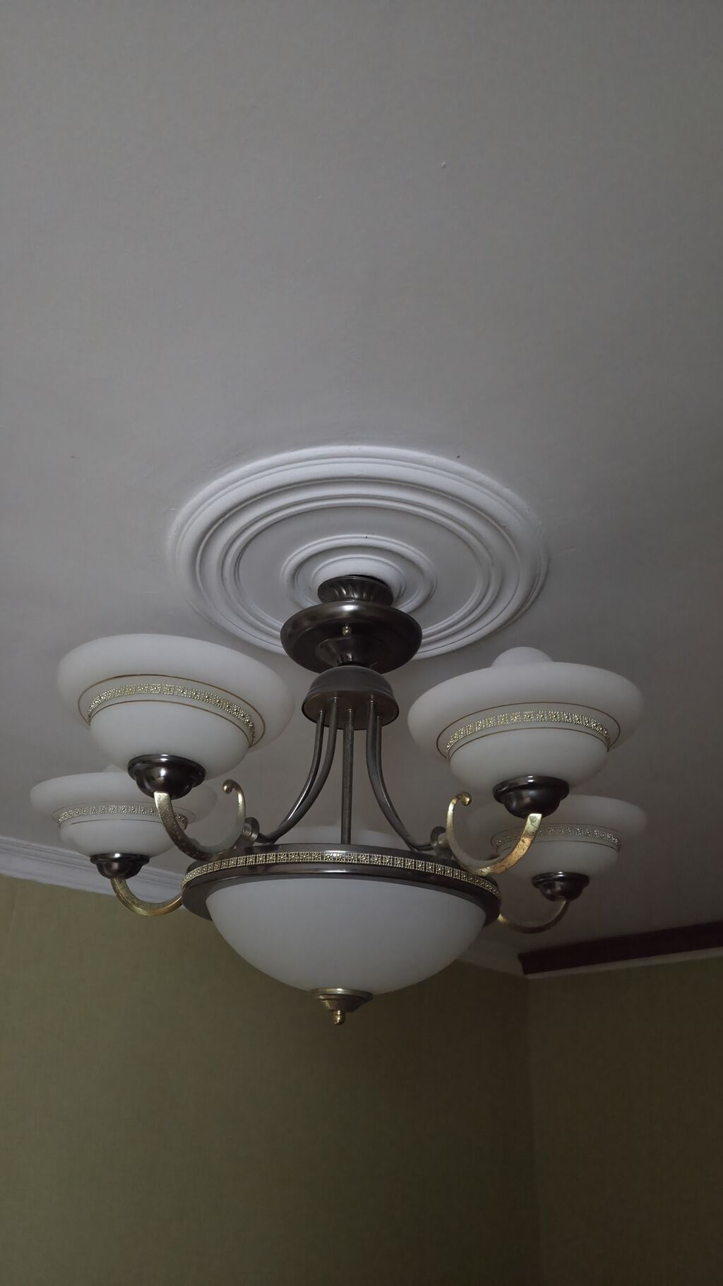 Çılçıraq, 6 lampa, Şüşə — Tavan is?qlar? v? cilc?raqlar, Digah