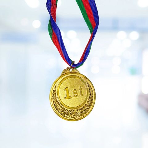 Medal 2434 birinci yer üçün, qızılı — Bakı