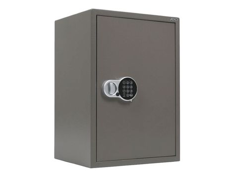 Ofis seyfi Aıko TM 63T, elektron kodlu, boz — Bakı
