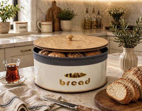 Çörək qabı 7445, bambuk, rəngbərəng — Bakı