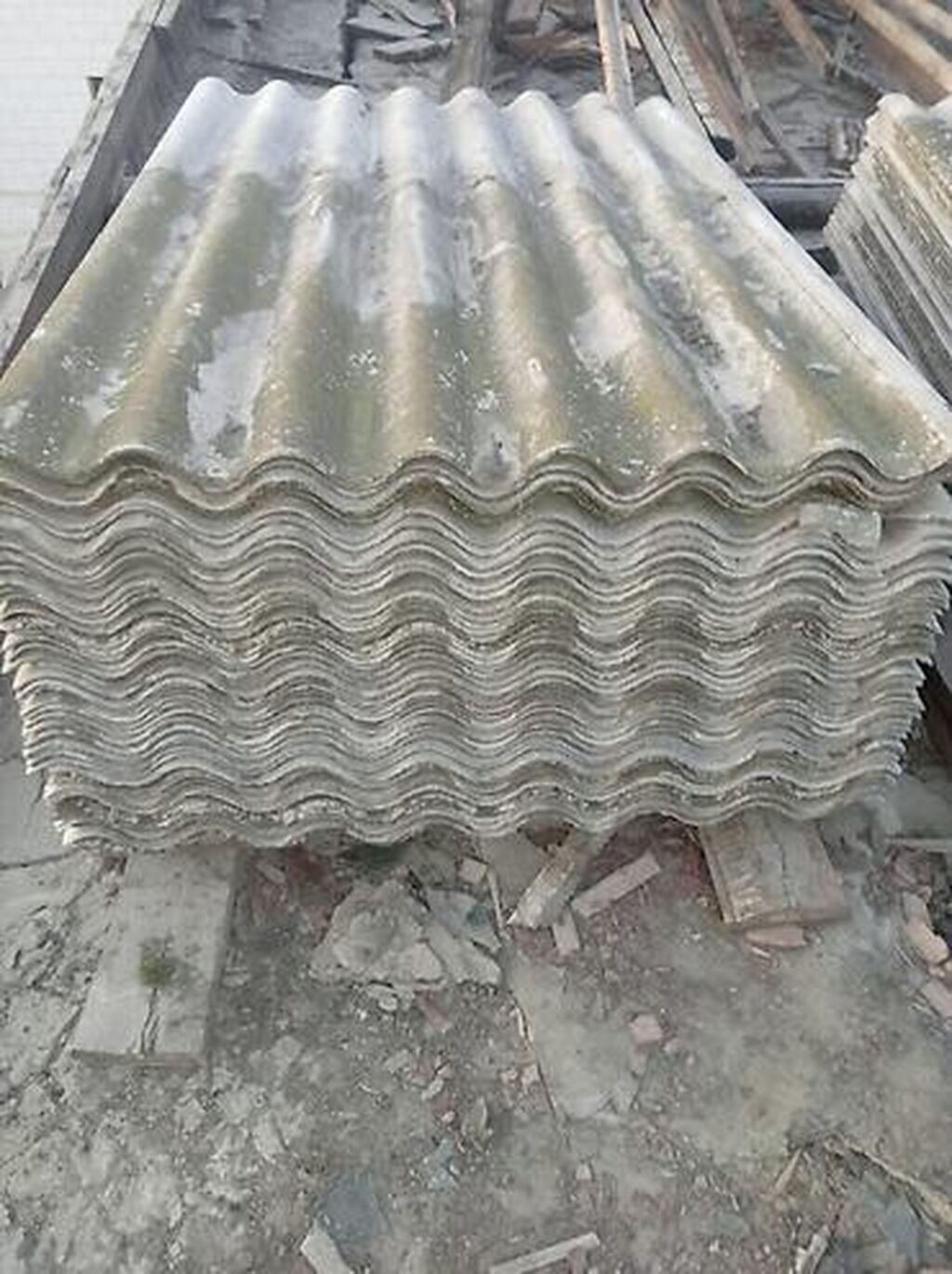 Yaxwi veziyyetde azbes wiferler — Dam örtükləri, Mingəçevir