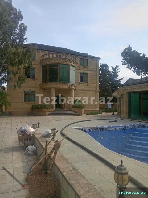 Şüvəlanda Polis Akademiyasının yanında 23 sot + villa — Bakı