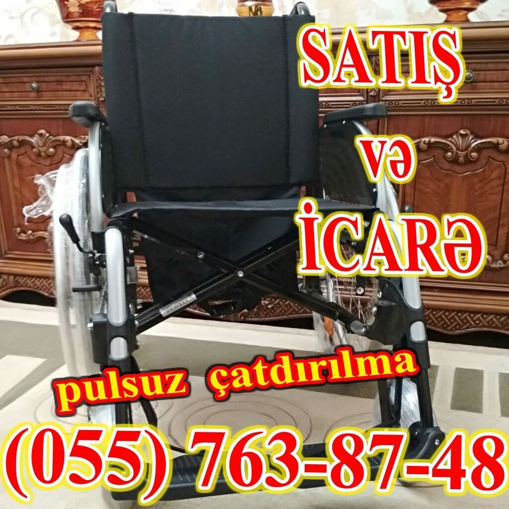 Təkərli Arabalar – satış və icarə - Rahat və yüngül konstruksiya — Əlil arabalar, Bakı (3)