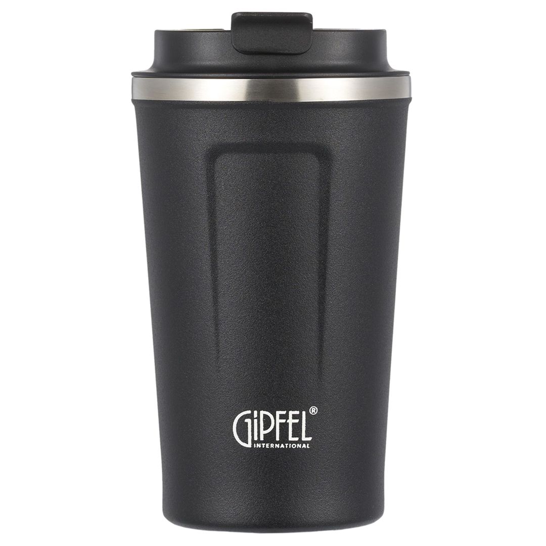 Vakuumlu termo fincan Gipfel Milano 51784, 430 ml, paslanmayan polad/plastik, qara — Mallar, Bakı (2)