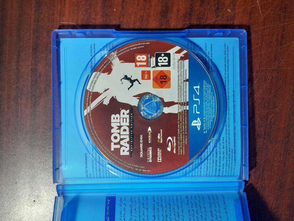 PS4 oyunu: Tomb Raider – Definitive Edition Tam ideal vəziyyətdə — Oyun konsolları, Bakı (2)