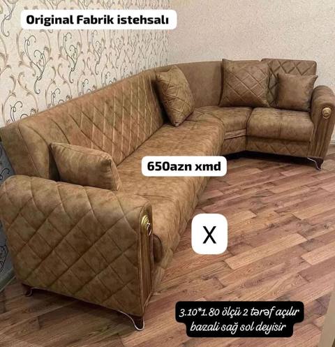 Original fabrik istehsalı künc divan dəsti - Material: yumşaq — Soft furniture sets