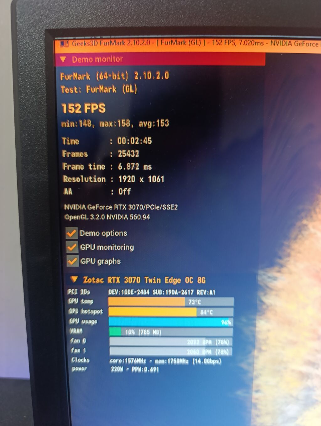 Nividia RTX 3070 Twin Edge OC White Edition Yaddaş həcmi: 8 GB — Qrafik kartlar, Xırdalan (9)