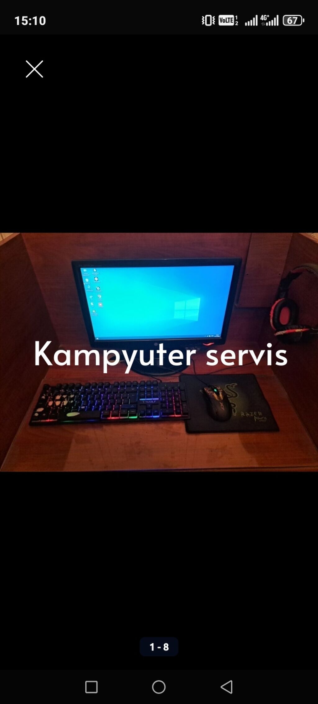 Kampyuter servisi windovslarin yazilmasi lisenziyali world excell — Digər, Mingəçevir