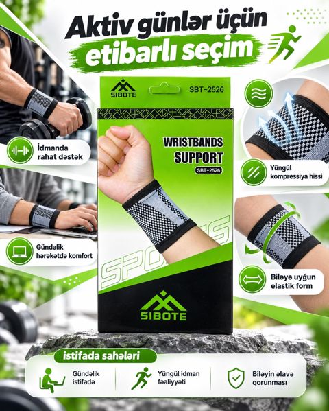 Bilək qoruyucusu universal tənzimlənən parça — Bakı