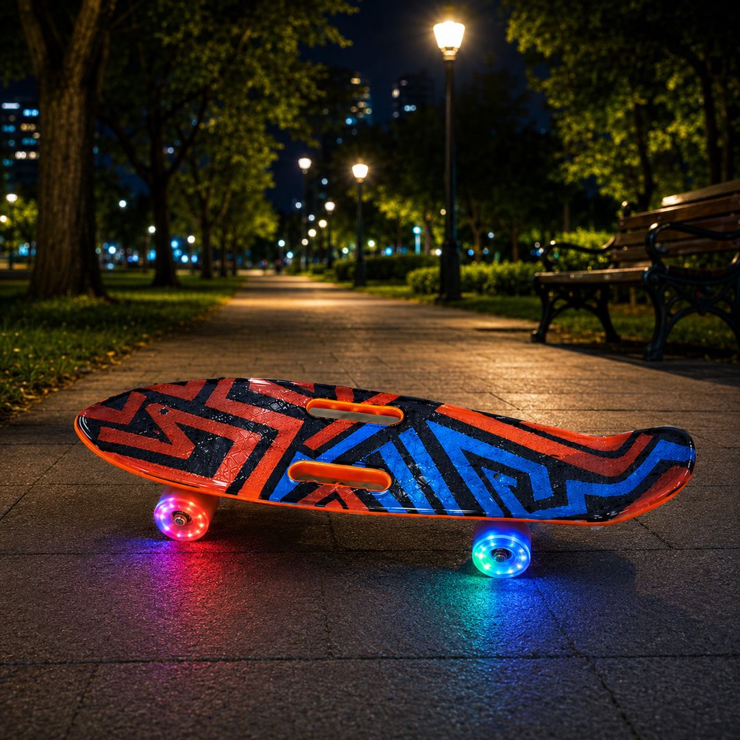 Skateboard 2367115, 15x55 sm, plastik, rəngbərəng — Mallar, Bakı (2)