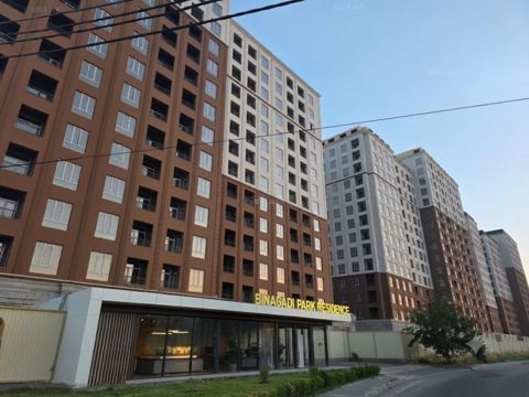 Satılır 1 otaqlı yeni tikili 55.5 m² — Bakı
