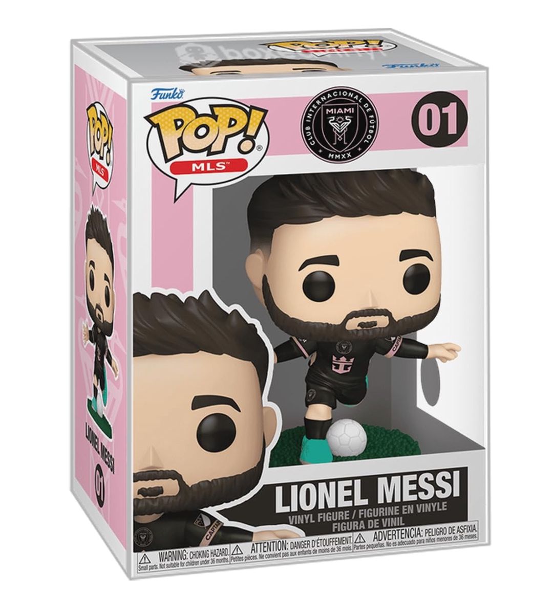 Futbolçu fiquru Funko Pop POP MLS: Inter Miami- Lionel Messi, 3+ yaş, Vinil, 1 ədəd — Mallar, Bakı