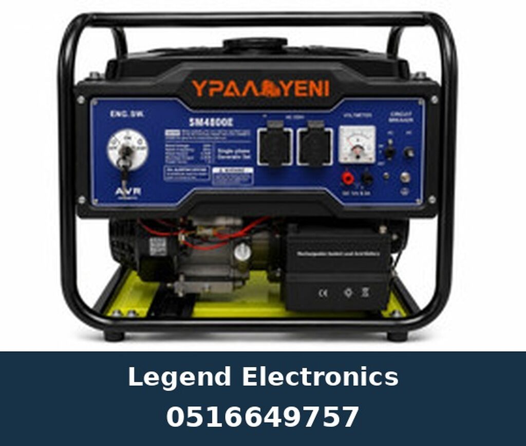Elan başlığı: Benzin generatoru Ural SM4800E, 4.8 kVt Elan mətni — Generatorlar, Bakı