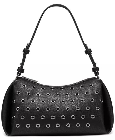 Çiyin çantası qadınlar üçün Dkny Remy Printed, dəri, qara — Bakı