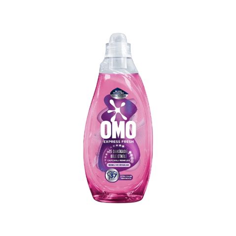 Yuma üçün gel Omo Express Fresh Sensitive, rəngli və qara paltarlar üçün, 1480 ml — Bakı