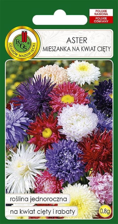 Çiçək toxumları Pnos Aster Mieszanka Na Kwiat Ciety — Bakı