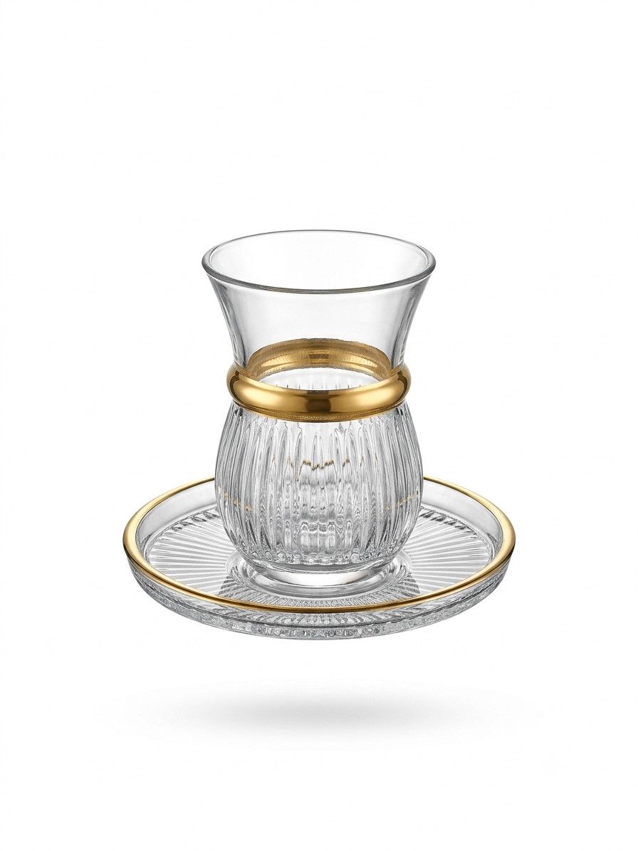 Armudu stəkan dəsti 2795748, şəffaf, şüşə, 125 ml, 6 nəfərlik, 12 əşya — Mallar, Bakı (2)