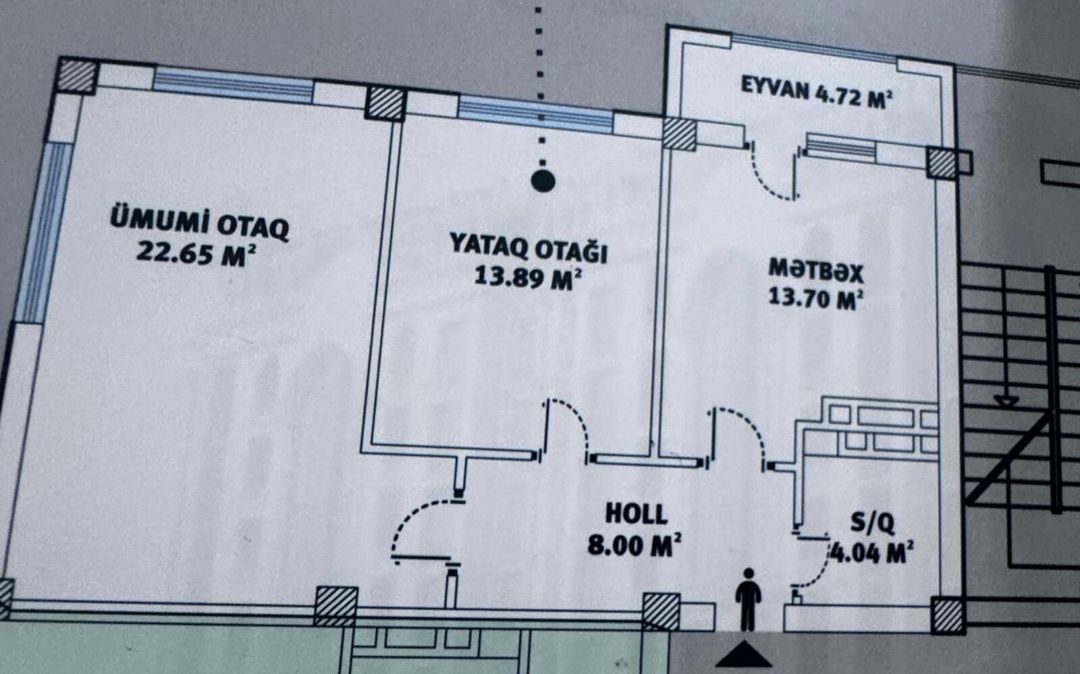 Satılır 2 otaqlı yeni tikili 67 m² — Mənzil, Bakı (2)