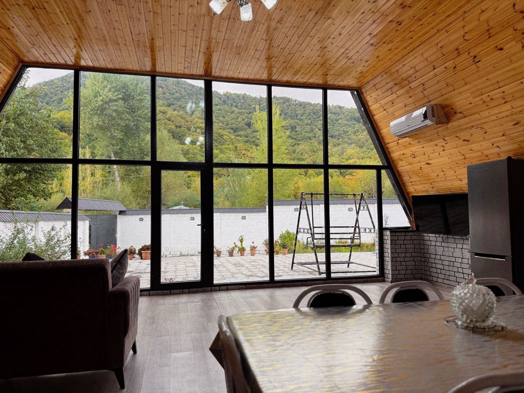 İcarəyə verilir 4 otaqlı həyət evi/bağ evi 120 m² — Ev, villa, Qəbələ (12)