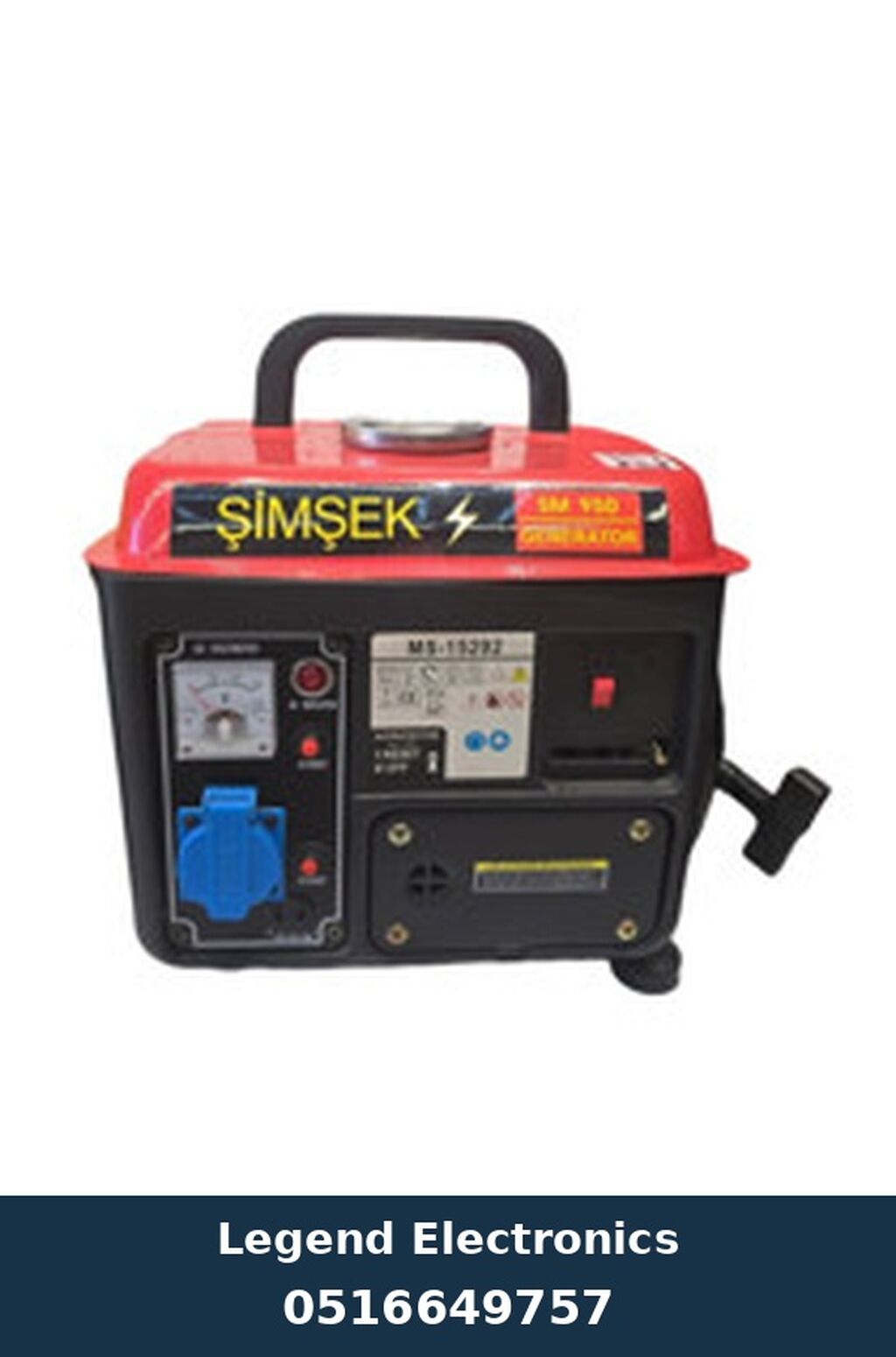Elan başlığı: Benzin generatoru Şimşek SM-950 1.2KW Elan mətni — Generatorlar, Bakı