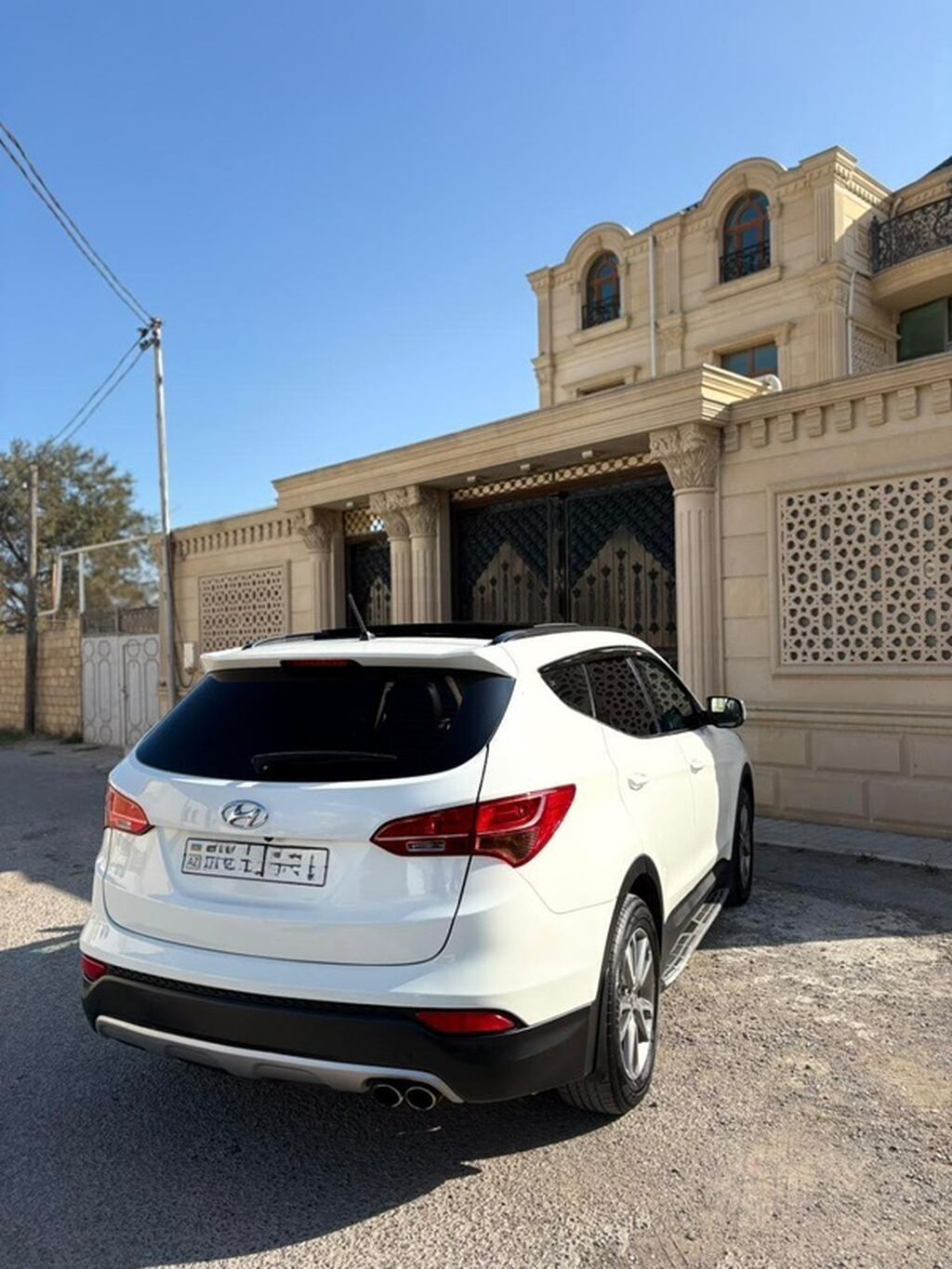 Hyundai Santa Fe – ağ bezdetal panaramik dam 4 ceken 7 yer. Ful — Avtomobillər, Qobustan (8)