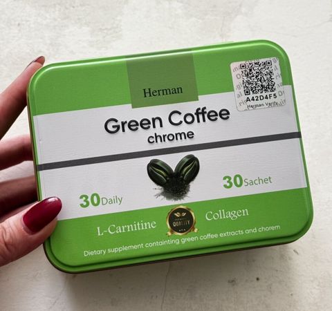 Herman Green Coffee Chrome – qida əlavəsi Şəxsi istifafə üçün — Bakı