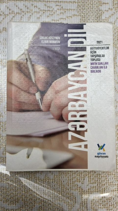 Məhsul: “Azərbaycan dili – Abituriyentlər üçün tapşırıqlar toplusu — Bakı