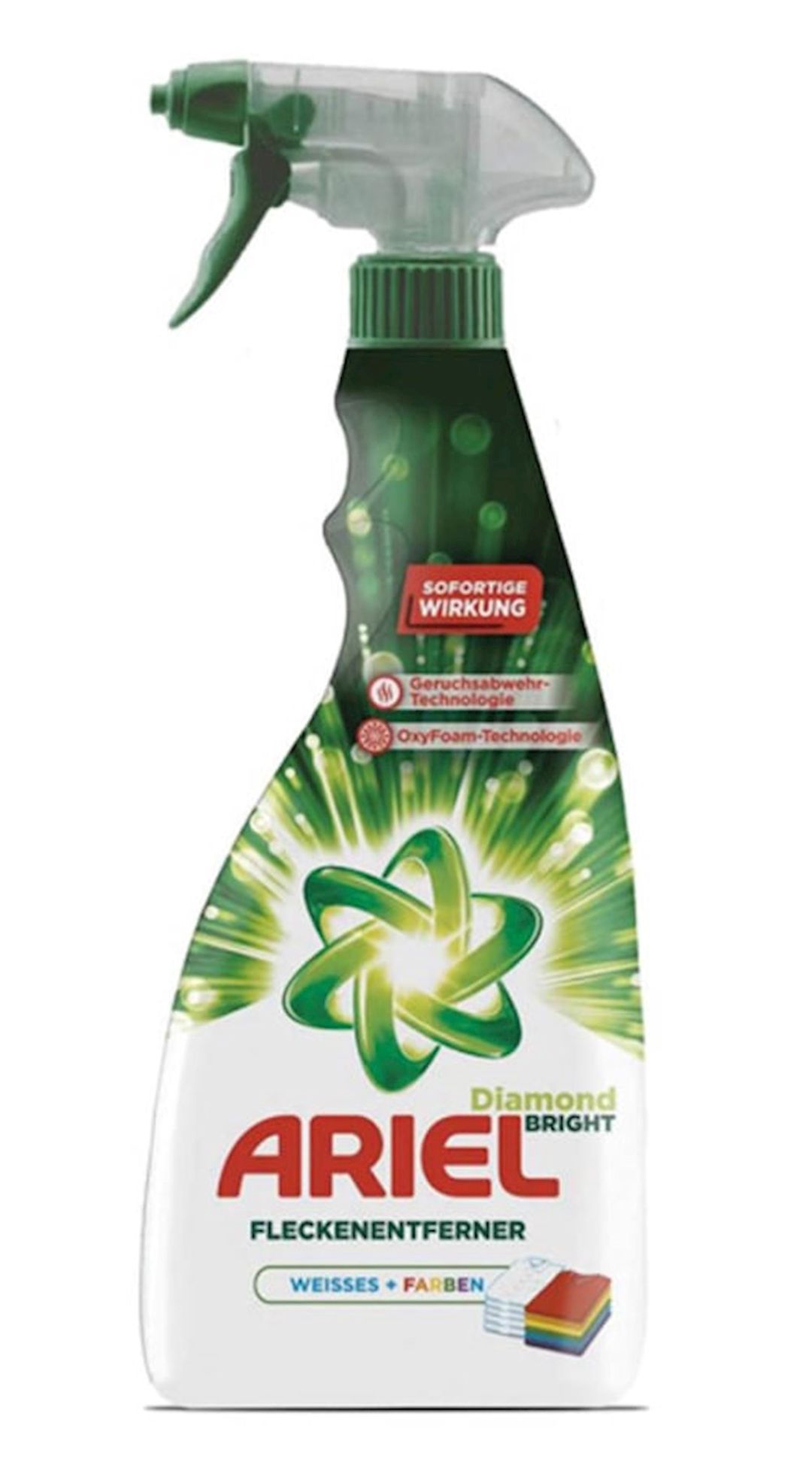 Ləkə çıxaran spray Ariel Diamond Bright ağ və rəngli paltarlar üçün, 750 ml — Mallar, Bakı