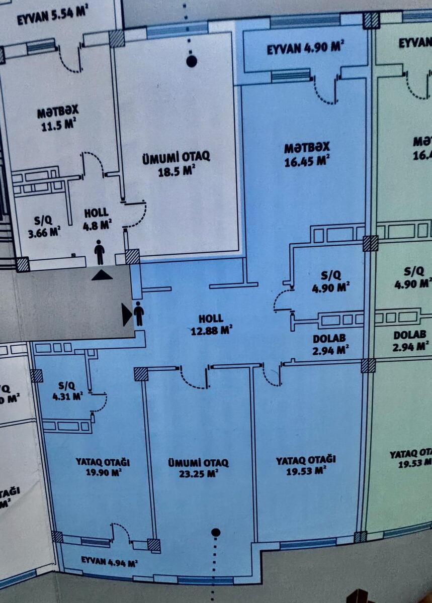 Satılır 3 otaqlı yeni tikili 114 m² — Mənzil, Bakı (2)