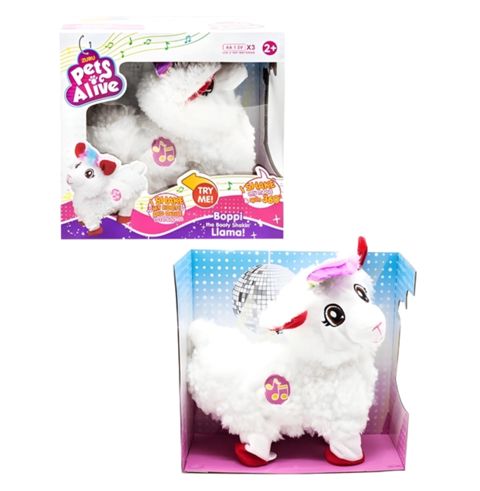 İnteraktiv oyuncaq Pets Alive Lama SX6302, ağ, 2 yaş+ — Bakı