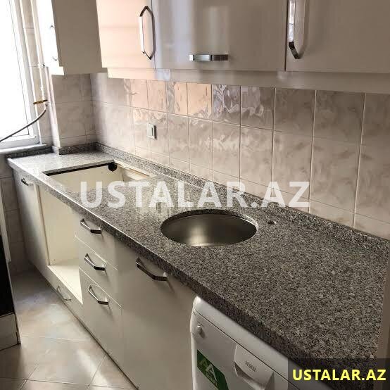 Mərmər, korian, qranit, suni mərmər — Mobilyaların montajı, təmiri və restavrasyonu, Bakı