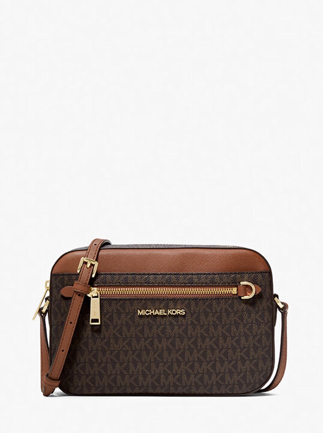 Kross-bodi çanta Michael Kors Jet Set Large Logo 35S1GTTC9B, Qəhvəyi — Mallar, Bakı (2)