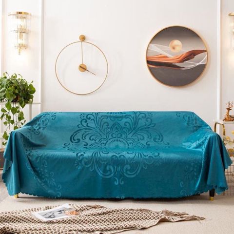 Divan üçün örtük Sahara SHA-0000525, 180x220 sm, firuzəyi — Bakı