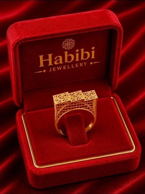 Üzük qadınlar üçün Habibi Jewellery HJ893, qızıl 585 əyar, 0.90 q — Bakı