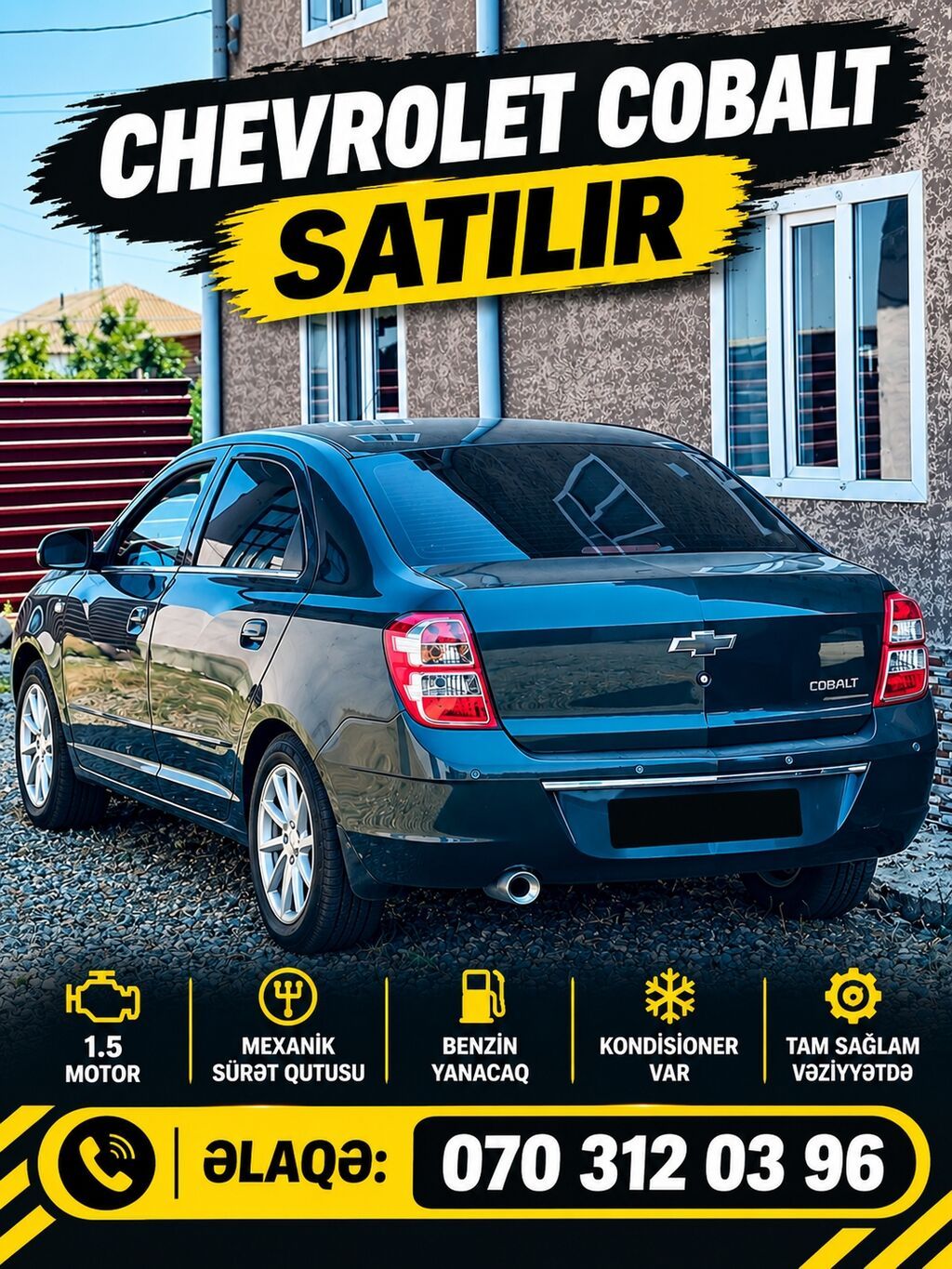 Chevrolet Cobalt: 1.5 l 2024 il 6 km Sedan — Avtomobillər, Sumqayıt