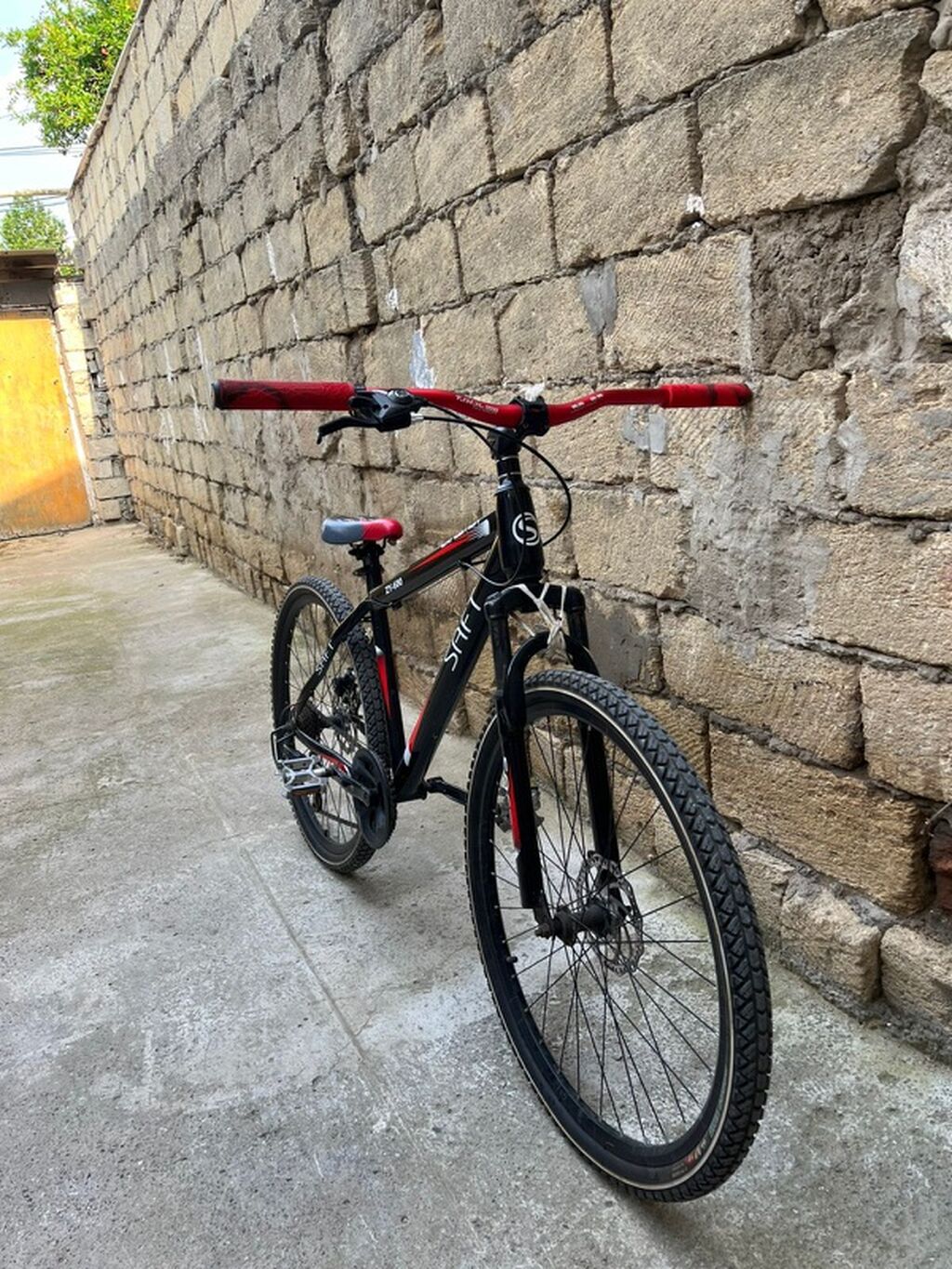 26 olcu saft velosiped rul grips alinib teze, oturacaq normal — Yol velosipedləri, Masazır (3)