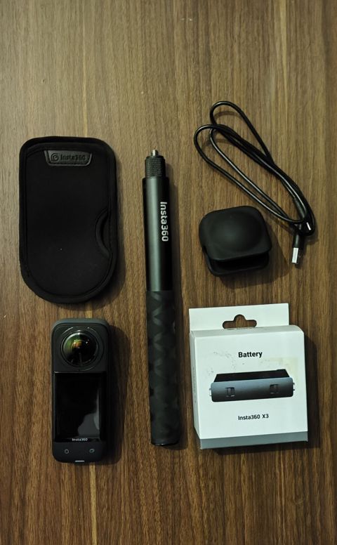Insta360 X3 İdeal vəziyyətdə Hər iki linzalar və ekrana qoruyucular — Bakı