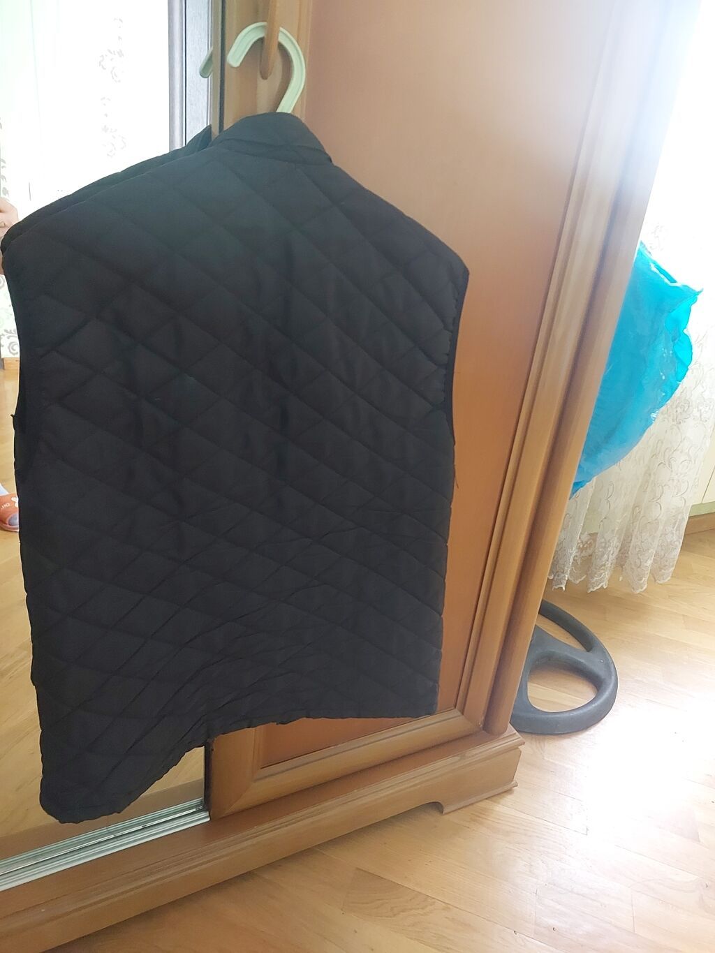 Qara rəngli kişilər üçün quilted (romb tikişli) jilet - Model — Yelek, Bakı (2)