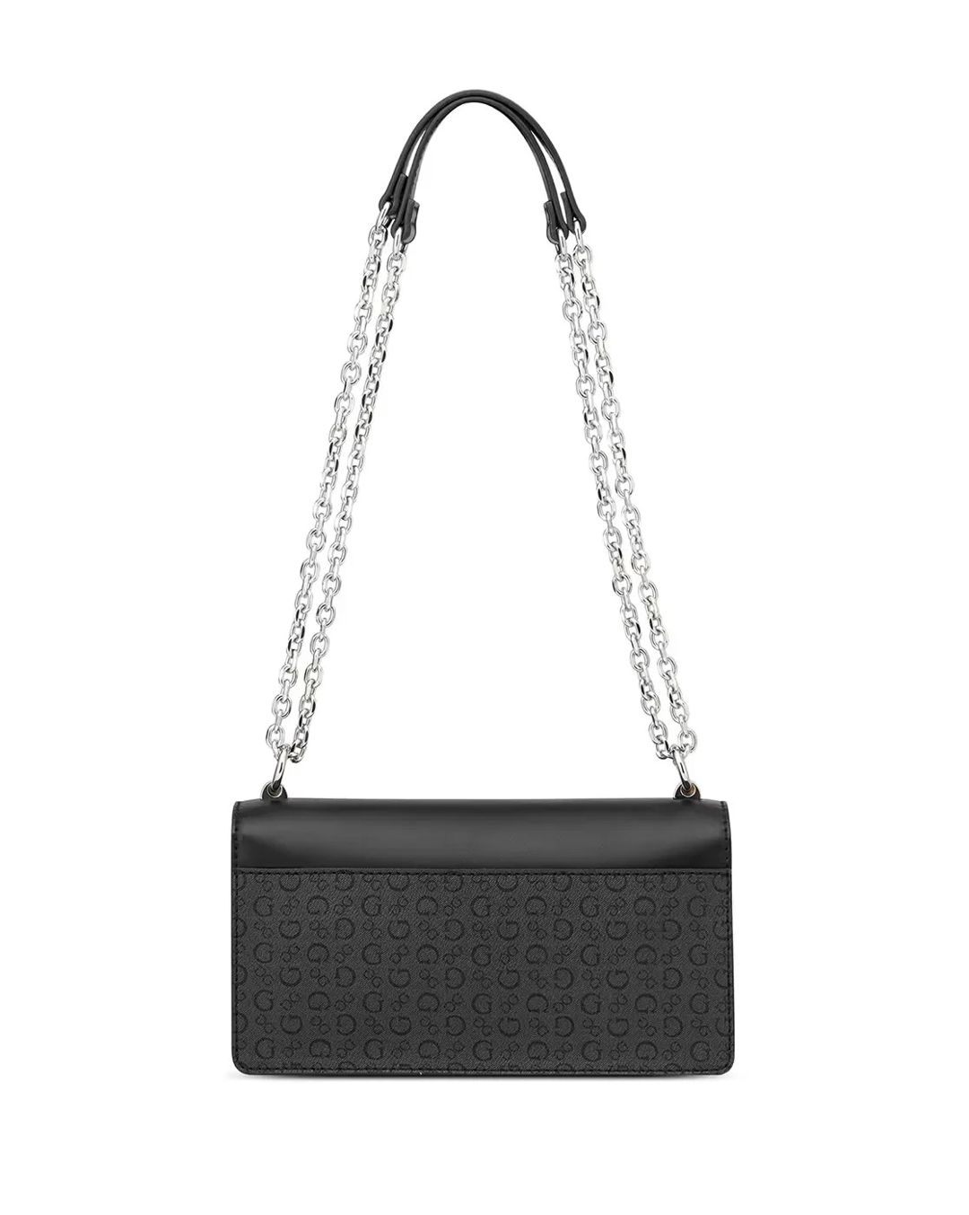 Çiyin çantası Guess Gracia Convertible Flap, boz/qara, PVC, 16x22 sm — Mallar, Bakı (2)
