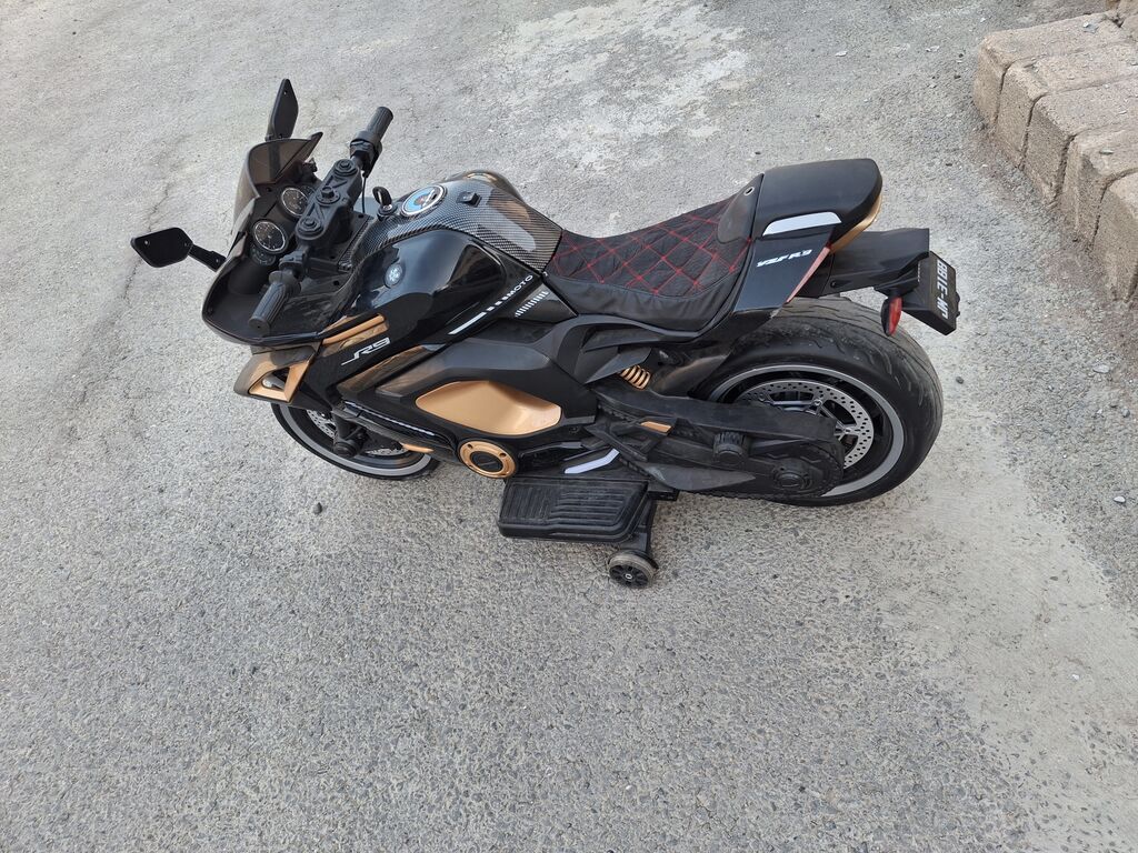 Uşaq üçün elektrikli motosiklet – sport dizayn - Model: JM-318B — Oyuncaq nəqliyyatı, Qobustan (4)
