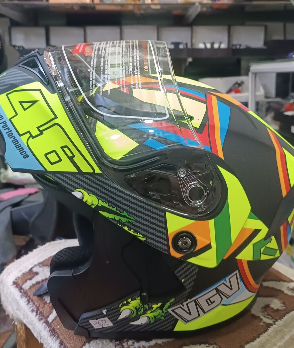 Motorsiklet dəbilqəsi – tam üzlü çənəsi açılan 95-azn(full-face) model — Motosiklet geyimi, Bakı (5)