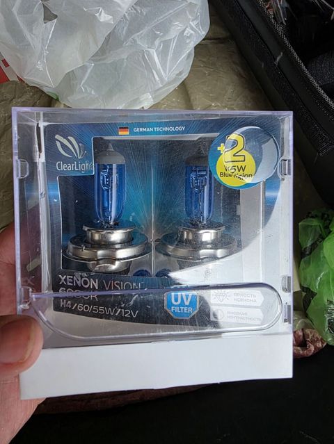 Halogen lampa H1 6000K ağ işiğ Галогеная лампа H1 6000k белый свет — Bakı