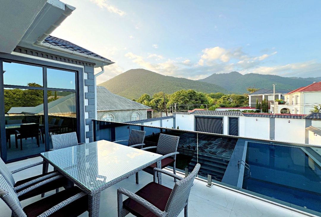 İcarəyə verilir 6 otaqlı həyət evi/bağ evi 240 m² — Ev, villa, Qəbələ (6)