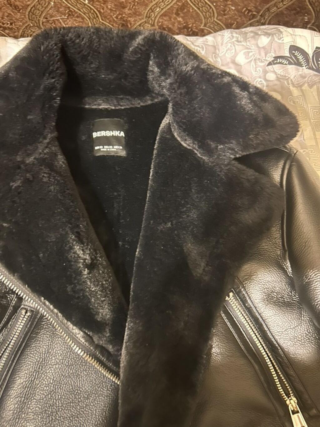 Dəri kurtka, Bershka, XS — Jaketlər, Bakı (2)